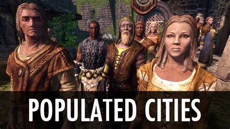 populated cities towns villages.